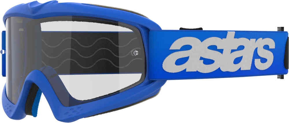 Alpinestars Youth Vision Blaze BLUE Goggles clear