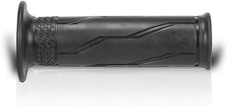 Supersoft Yamaha replica grips by ARIETE shown in black with textured surface for motorcycle handlebar comfort.