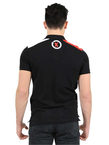 Black Jorge Lorenzo 99 polo shirt from the Official Collection, featuring a classic design with the number 99 and brand logo.