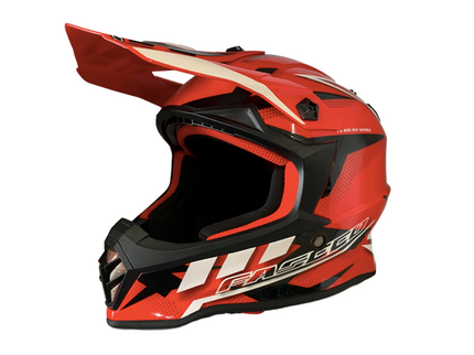 FASEED FS608 YOUTH HELMET - RED/WHITE/BLACK