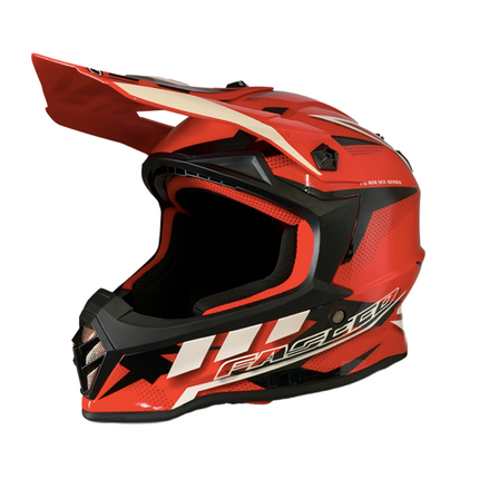FASEED FS608 YOUTH HELMET - RED/WHITE/BLACK