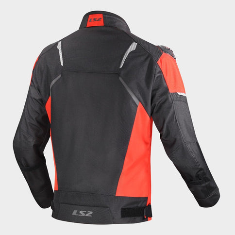 LS2 Mens ZOOM JACKET BLACK - RED