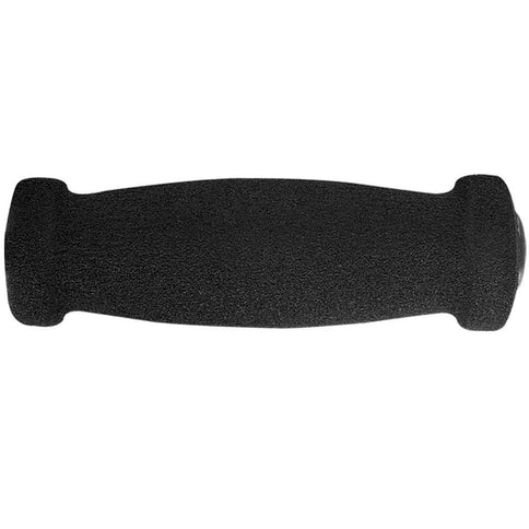ARIETE black foam grips, 125mm, showing textured surface and ergonomic design for bike or scooter handlebar replacement