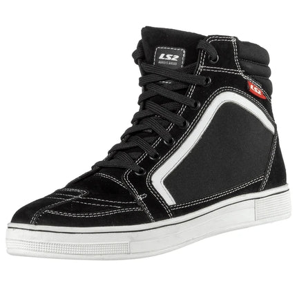 LS2 DORON BOOTS - WHT / BLK