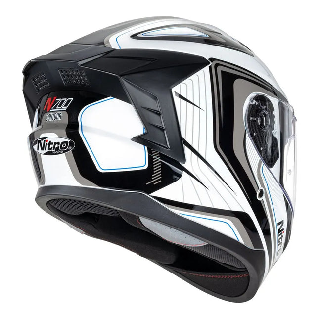 NITRO N700 CONTOUR BLACK WHITE GUNMETAL