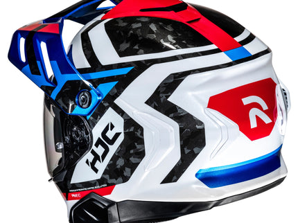 HJC RPHA 60 Dakar MC21 road helmet in black with sleek aerodynamic design and clear visor for motorcycle riding.