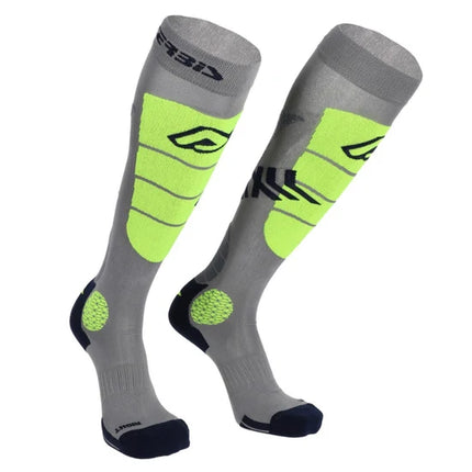 ACERBIS MX IMPACT SOCKS GREY YELLOW