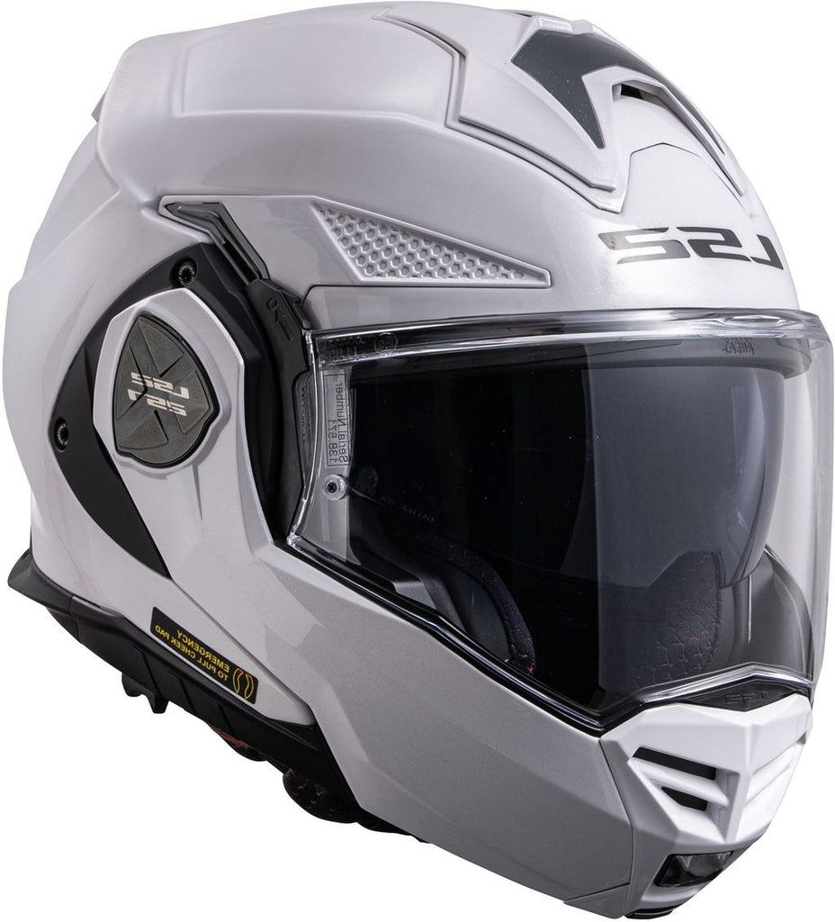 LS2 FF901 ADVANT X GLOSS SOLID WHITE – RBS-YAMAHA