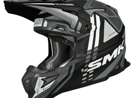 SMK Allterra X-Sprint MX helmet in detailed off-road motocross design