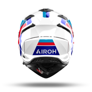 AIROH BANDIT HORN WHITE GLOSS
