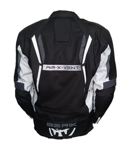 BERIK JACKET NYLON BLACK AND WHITE