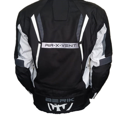 BERIK JACKET NYLON BLACK AND WHITE