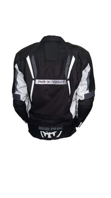 BERIK JACKET NYLON BLACK AND WHITE