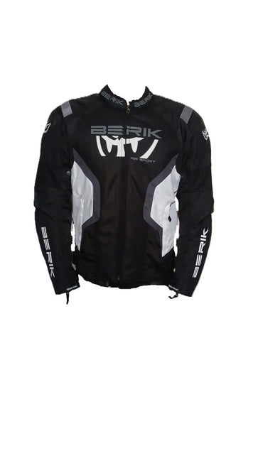 BERIK JACKET NYLON BLACK AND WHITE