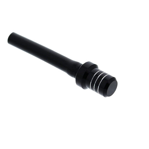 Black BMA MX Fuel Breather, a durable motorcycle accessory with a sleek black finish designed for efficient fuel flow.