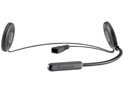 LOKUI K10 Bluetooth intercom set, compact communication device with multiple speakers and controls, ideal for hands-free calls.