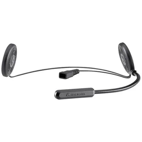 LOKUI K10 Bluetooth intercom set, compact communication device with multiple speakers and controls, ideal for hands-free calls.