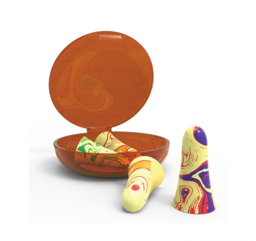 BIKEWISE MOLDEX Ear Plugs SNR35 in a 2-pack, designed for noise reduction, shown in a clear image with packaging and ear plug details.