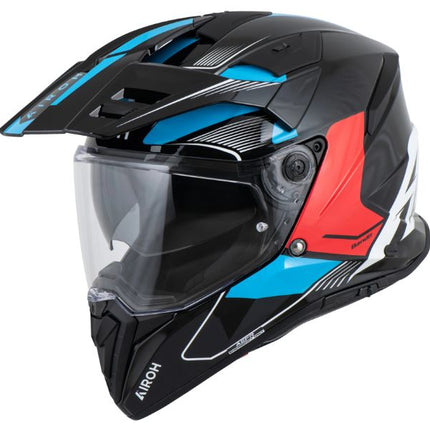 AIROH BANDIT TUNE BLUE/RED GLOSS