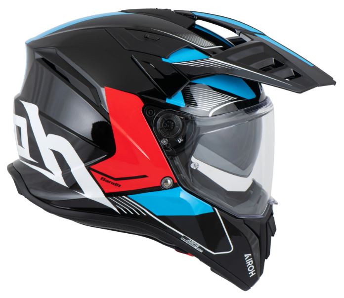 AIROH BANDIT TUNE BLUE/RED GLOSS