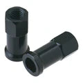 DRC RIM LOCK NUTS 2PCS BLK