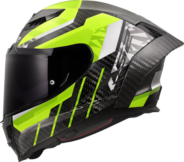 LS2 DRAGON TRAX NEON YELLOW FF807