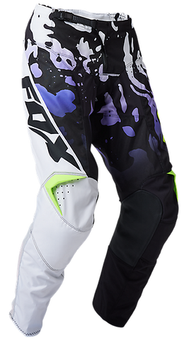 FOX 180 Morphic Youth MX Pants with durable fabric and adjustable waist for motocross riding.