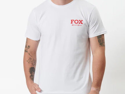 Fox Speed and Service Tee White