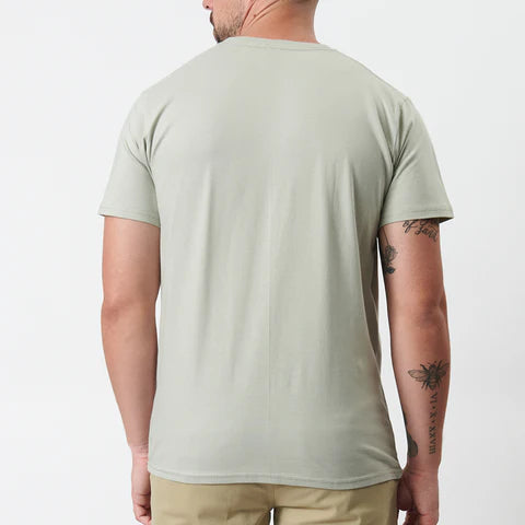 Fox Hotlaps Tee in grey vintage color, casual men's t-shirt with FOX branding and graphic design.