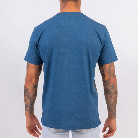 Green FOX Taunt Tee, casual men's t-shirt with FOX logo, made from soft Heather Green fabric, ideal for everyday wear