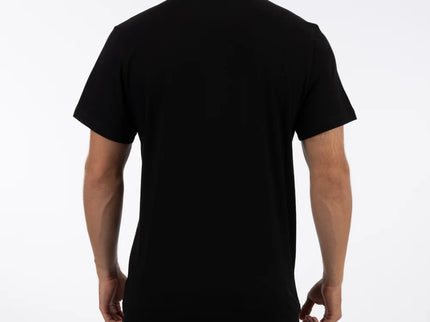 Black FOX Honda Elevated Fox Tee featuring a front graphic, casual fit, and soft fabric for comfortable everyday wear.