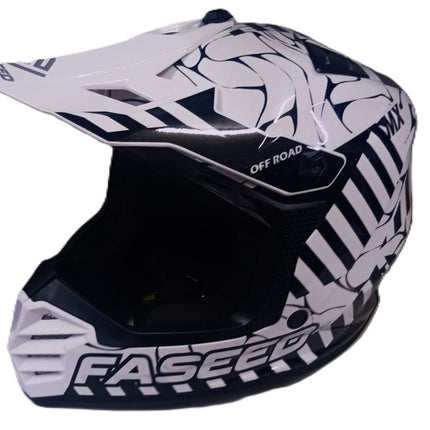 Faseed Youth FS-618 Alert Helmet - White/Black
