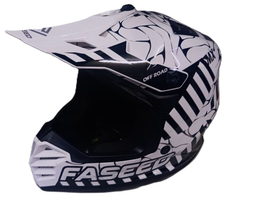 Faseed Youth FS-618 Alert Helmet - White/Black