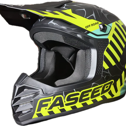 Faseed Youth FS-618 Alert Helmet - Black/Yellow