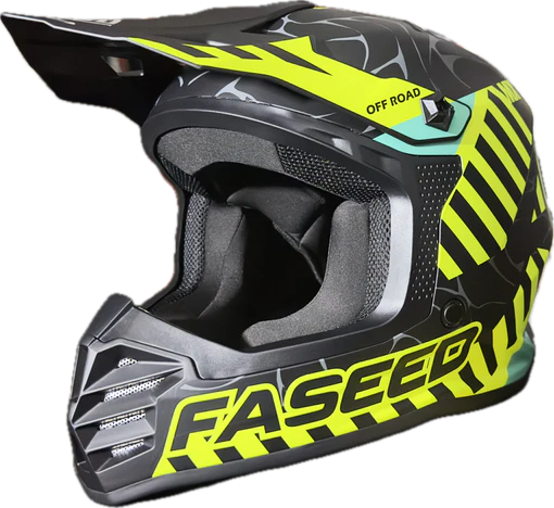 Faseed Youth FS-618 Alert Helmet - Black/Yellow