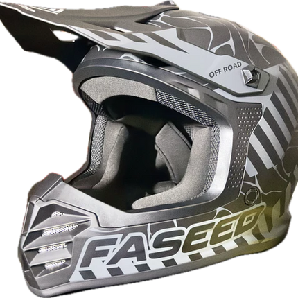 Faseed Youth FS-618 Alert Helmet - Black/Grey