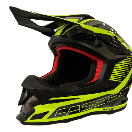 FASEED FS609 HELMET - BLK/YLW