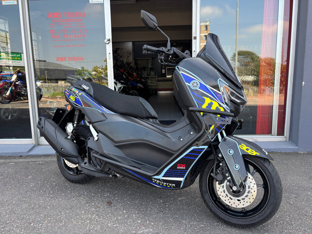 Used Yamaha N Max 155 scooter from 2025 model year, featuring sporty design and modern features in the image.