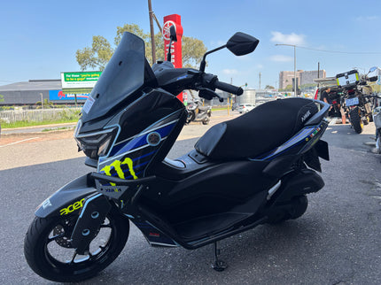 Used Yamaha N Max 155 scooter from 2025 model year, featuring sleek design and modern features in this Yamaha bike image.