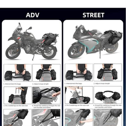 RHINOWALK MOTORCYCLE PANNIER SIDE BAG