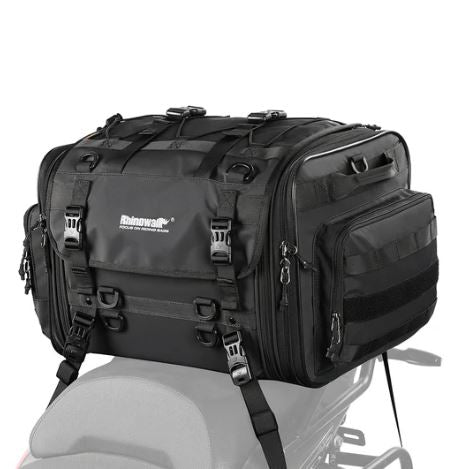 RHINOWALK MOTORCYCLE TAIL BAG - 40L - 60L (EXPANDABLE)