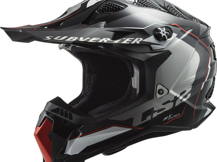 LS2 MX700 Subverter Evo Arched Titanium Motocross Helmet