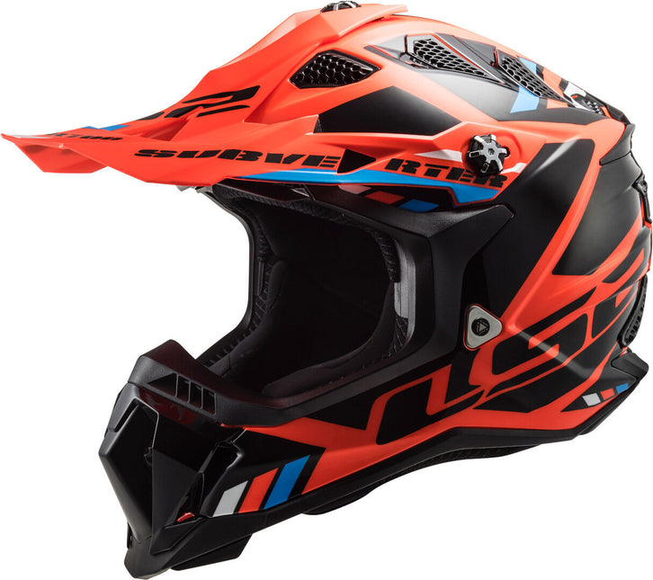 LS2 MX700 Subverter Evo Stomp orange/Black Motocross Helmet