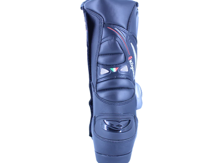 Black NEXO Sonic Road Boots with sleek design, durable sole, and secure fit for road cycling.