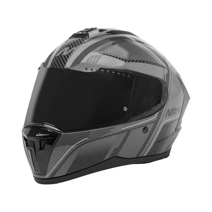 NITRO SIDEWINDER FULL FACE HELMET BLACK GREY GUN