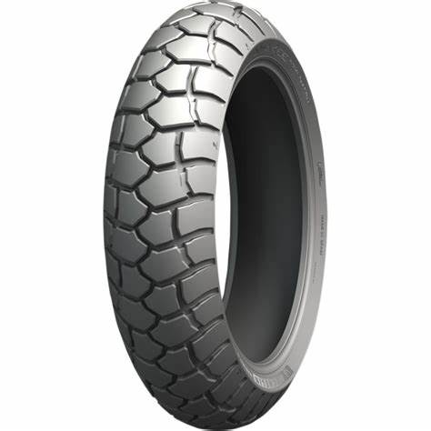Michelin Anakee Adventure motorcycle tire, 170/60-17 size, showing tread pattern and sidewall details on a neutral background.