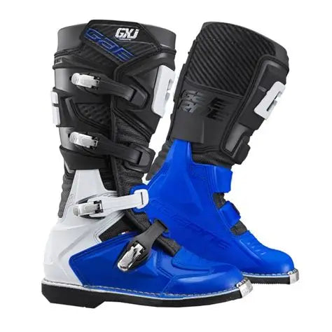 GXJ Junior MX Boots - Black / Blue