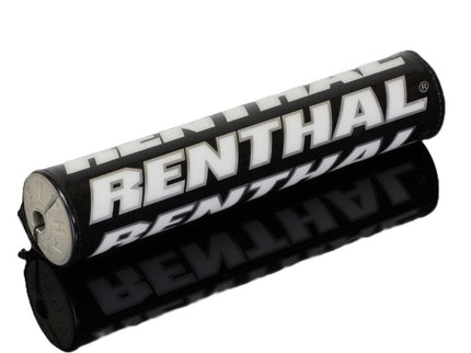 Black Renthal STD bar pad with durable foam cushioning and adjustable strap for motorcycle or bike handlebars.