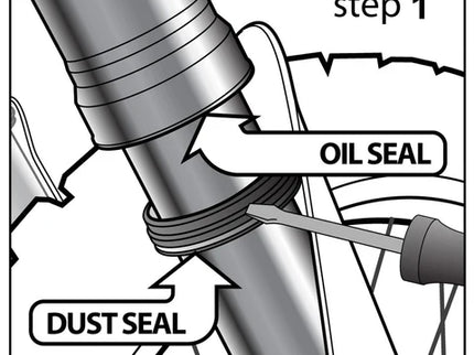 Risk Racing Seal Doctor 45mm-55mm general accessories tool used for inspecting and replacing motorcycle seal components.
