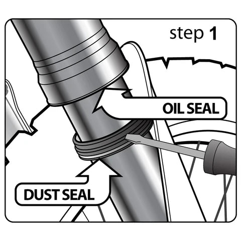 Risk Racing Seal Doctor 45mm-55mm general accessories tool used for inspecting and replacing motorcycle seal components.